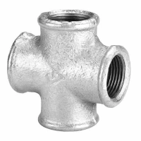 Cruz-90º-HHHH-Accesorios-Galvanizado-Agua