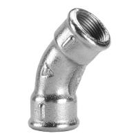 Curva-45º-HH-Accesorios-Galvanizado-Agua