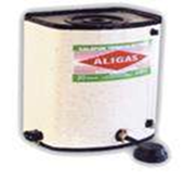 Calefón enlozado grifo y resistencia de bronce 20 litros Aligas