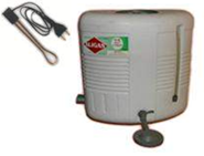 Calefón eléctrico plástico con resistencia de bronce Aligas