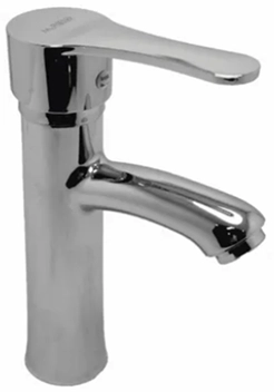 GriferiaCanillaBanoLavatorioMonocomandoMetalPicoAlto