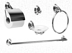 SetGriferiacesoriosdeBano5piezas