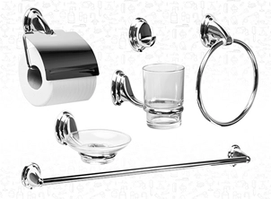 SetGriferiacesoriosdeBano6piezas