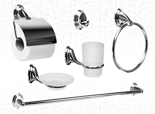 SetGriferiacesoriosdeBano6piezasEspecial