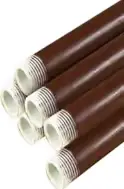TUBO BICAPA PP ROSCADO 1 1/2" - IGUADUC
