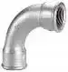 CURVA H.H 45 1 1/2 GALVANIZADO