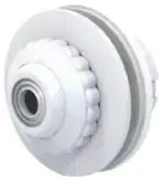 RETORNO ORIENTABLE C/ARO BCO P/FV DIAM 50 MM CON F VULCANO