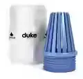 VALVULA DE RETENCION-CON CANASTO 1 1/4 DUKE PVC