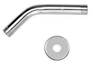 BRAZO DUCHA ACERO INOX 45º C/ROSETA 1/2 X 18CM LATYNPLAST BIO