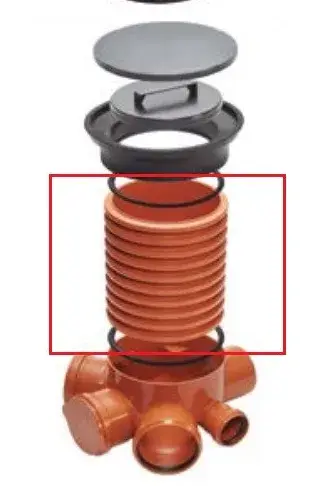 PROLONGADOR Ø200 X 0,25 M - AWADUCT