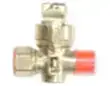 Llave Gas Cónica Mh  Bronce 1/2"  Fisbin