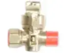 Llave Gas Candado Hh  Bronce  3/4" Alarsa