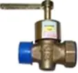 Llave Gas Cónica Mh  Bronce 1 1/4" Alarsa