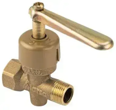 Llave Gas Cónica Mh  Bronce 1 1/2" Alarsa