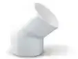 Curva  45°  Mh   100 Mm Std (30U.) Concorplast