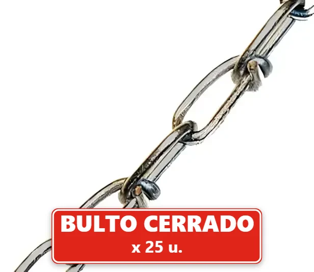 Cadena Nudo Galvanizada N°10 (25U.) El Abuelo