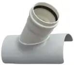 Ramal  Poncho  45°  160 X 110Mm 3,2Mm (20U.) Concorplast