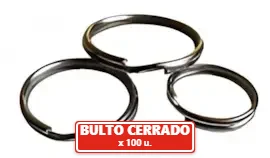 Llaveros Niquelados 10 Mm (100U.) El Abuelo