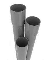 Tubo Pvc 50Mm X 6M Gris Clase 6 Je Entubando Tubos Pvc