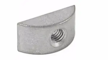 Media Esfera Con Tornillo Y Tuerca Alarsa