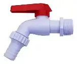 Canilla Esférica Pvc 1/2" (20U.) Latynplast