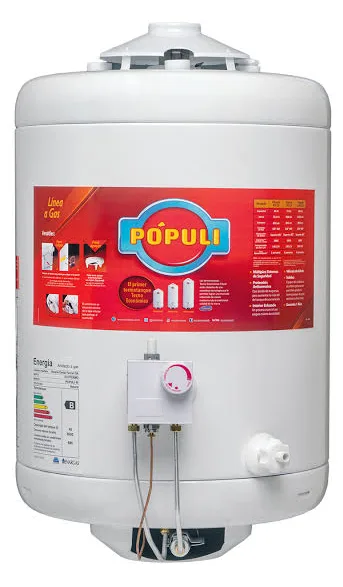 (CONSULTAR STOCK) TERMOTANQUE POPULI 45 GN SUPERIOR - ECOTERMO
