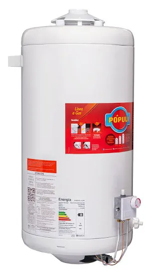 (CONSULTAR STOCK) TERMOTANQUE POPULI 70 G.N. CONEX SUPERIOR ECOTERMO