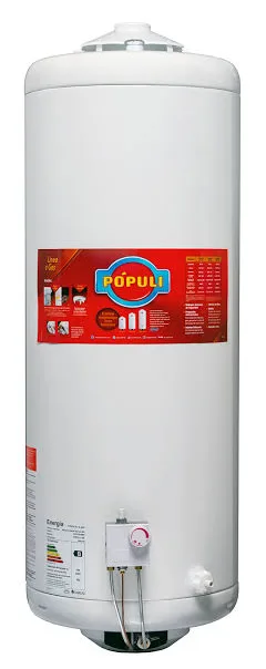 (CONSULTAR STOCK) TERMOTANQUE POPULI 100 G.N. CONEX SUPERIOR ECOTERMO