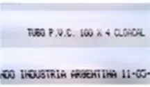 Tubos Pvc 100Mm X 4M X 1,6M Entubando Caño Color Blanco Cloacal Pluvial (3U.)