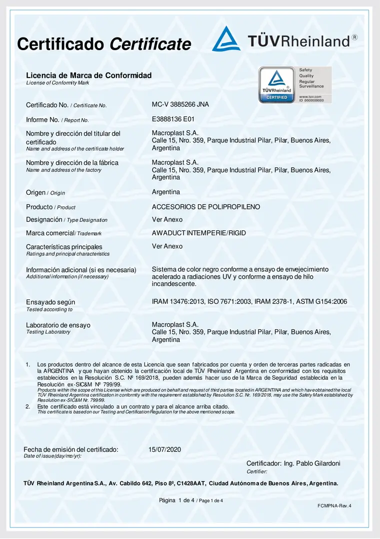 Folleto Rigid · Awaduct — página 8