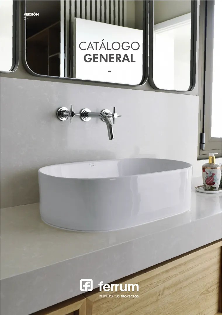 Catálogo general Ferrum 2025 · Sanitarios, bachas, vanitorys, bañeras, accesorios y tapas — página 1