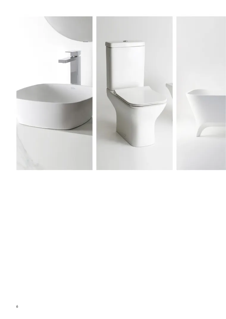 Catálogo general Ferrum 2025 · Sanitarios, bachas, vanitorys, bañeras, accesorios y tapas — página 6