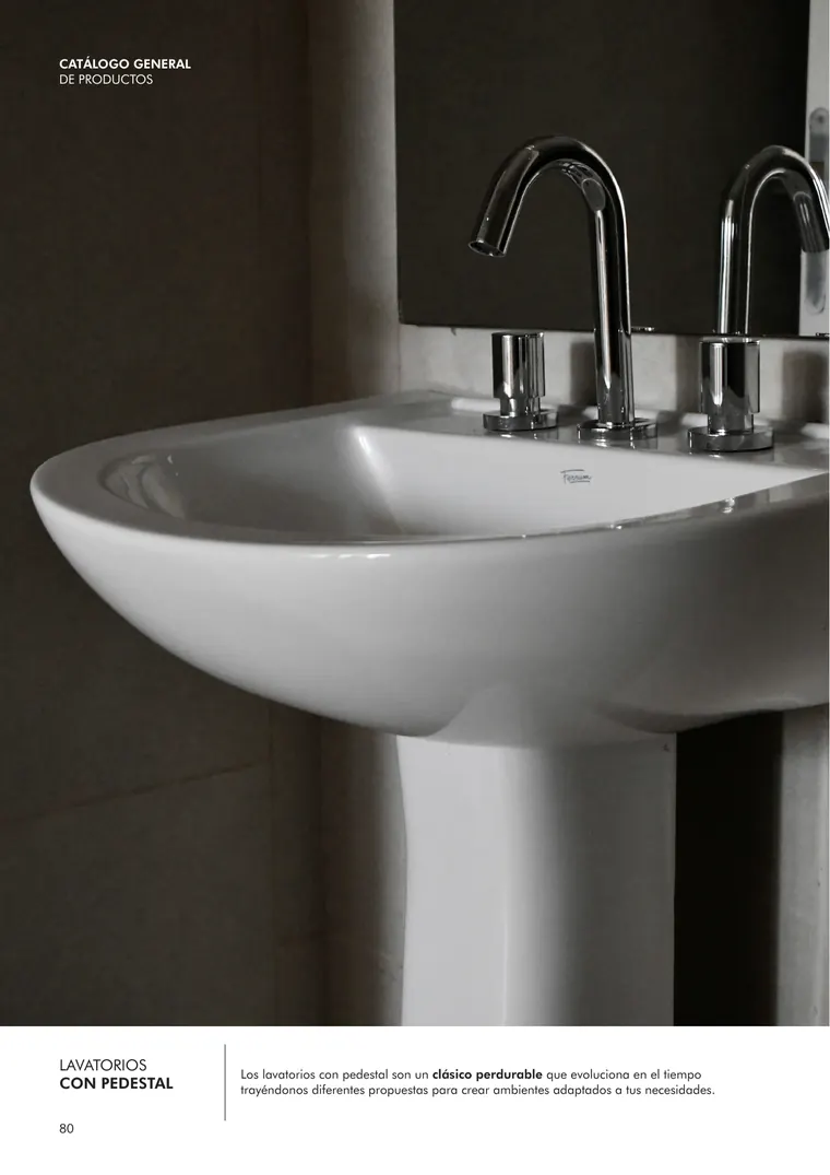 Catálogo general Ferrum 2025 · Sanitarios, bachas, vanitorys, bañeras, accesorios y tapas — página 80