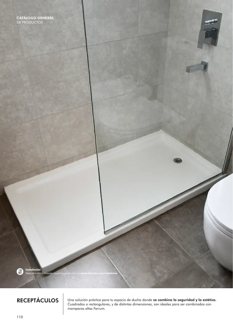 Catálogo general Ferrum 2025 · Sanitarios, bachas, vanitorys, bañeras, accesorios y tapas — página 110