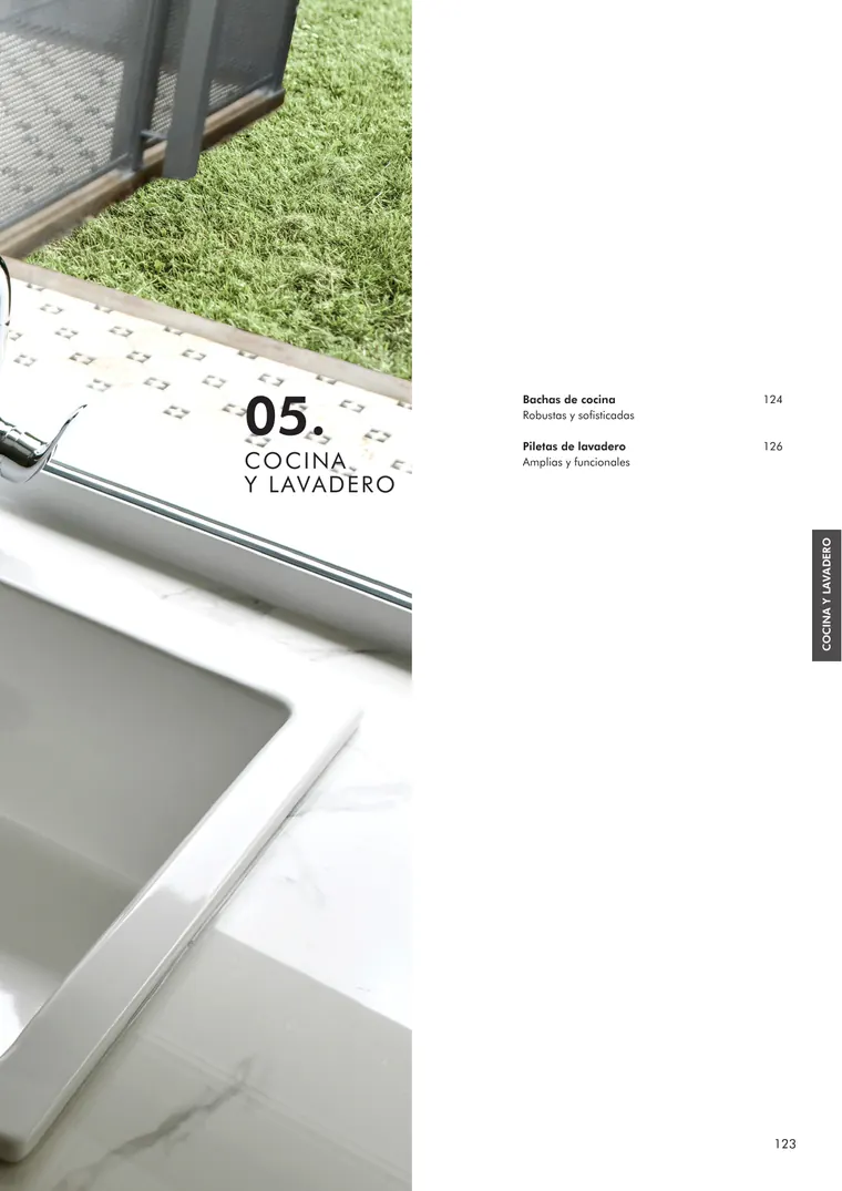 Catálogo general Ferrum 2025 · Sanitarios, bachas, vanitorys, bañeras, accesorios y tapas — página 123