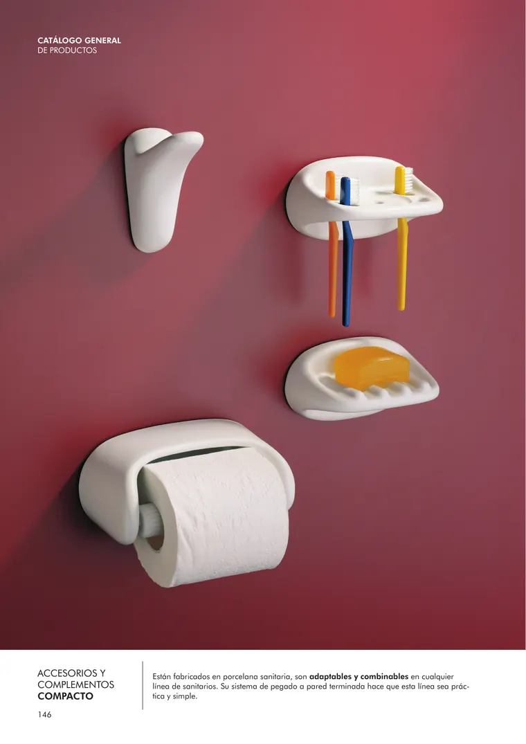 Catálogo general Ferrum 2025 · Sanitarios, bachas, vanitorys, bañeras, accesorios y tapas — página 146