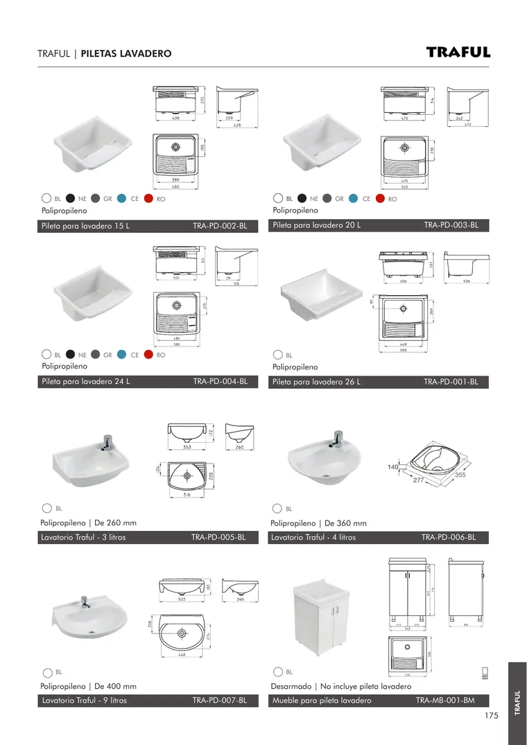 Catálogo general Ferrum 2025 · Sanitarios, bachas, vanitorys, bañeras, accesorios y tapas — página 175