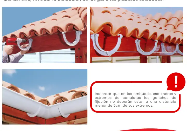 Manual de instalación del sistema de canaletas · Pluvitubo