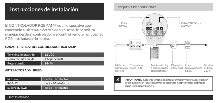 Manual de controlador 4 A · Vulcano — página 2