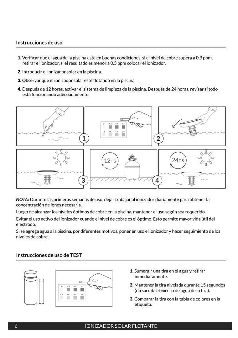 Manual de ionizador ION-100 · Vulcano — página 6