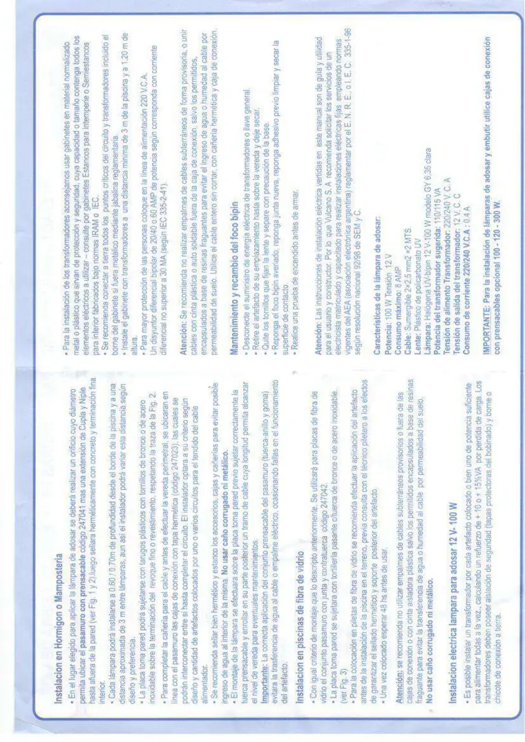 Manual de óptica 11200 A/B · Vulcano — página 2