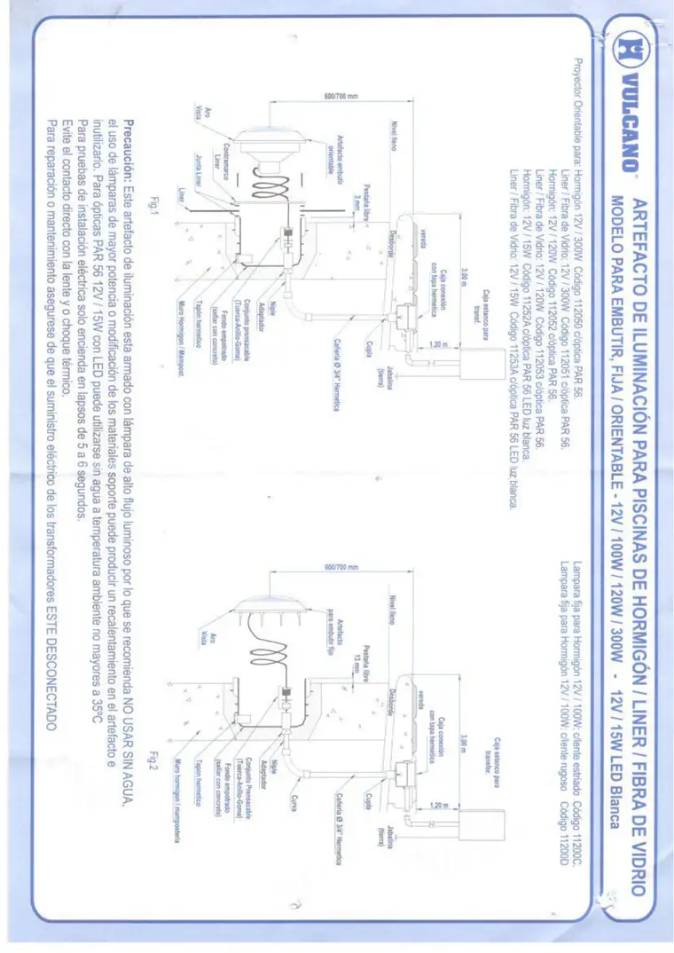 Manual de óptica 11200 C/D · Vulcano — página 2