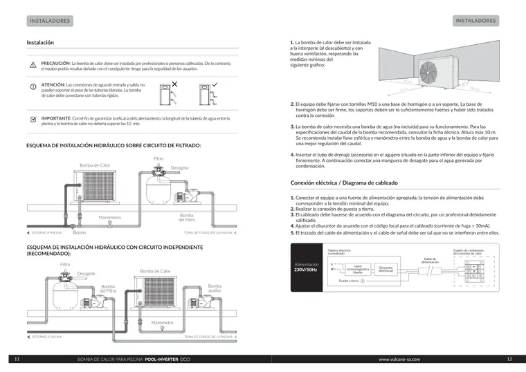 Manual de Pool Inverter Eco · Vulcano — página 7