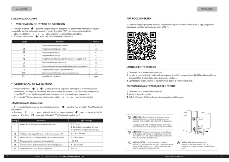 Manual de Pool Inverter Plus · Vulcano — página 5