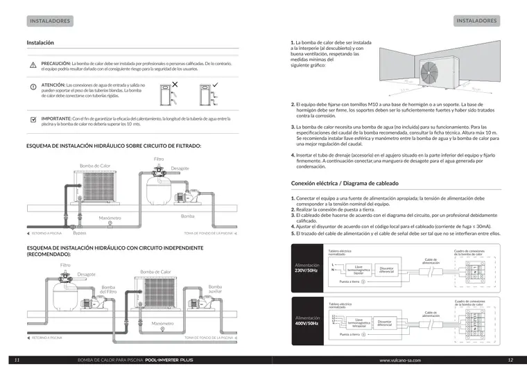 Manual de Pool Inverter Plus · Vulcano — página 7