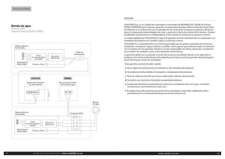 Manual de Pool Inverter Plus · Vulcano — página 10