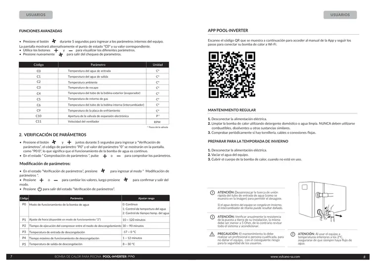 Manual de Pool Inverter Pro · Vulcano — página 5