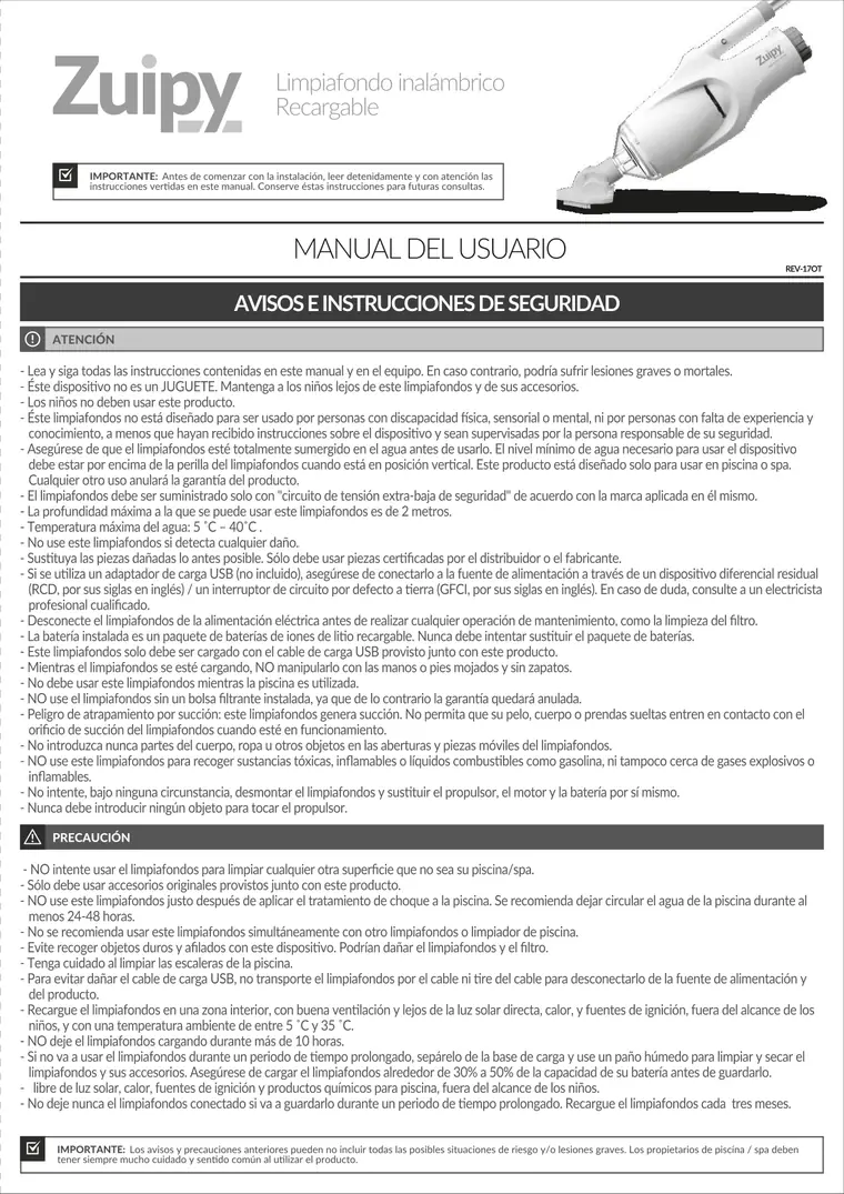 Manual de Zuipy · Vulcano — página 2