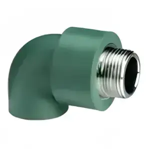 Codo Inserto Metalico Macho Acqua System