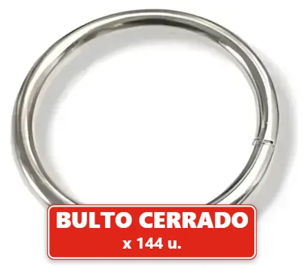 Argollas Niqueladas El Abuelo